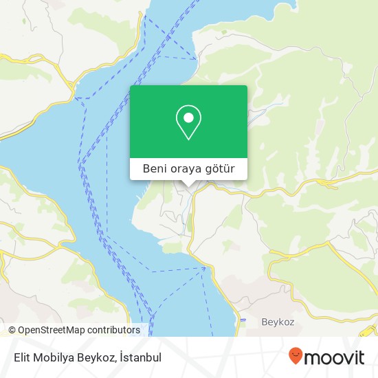 Elit Mobilya Beykoz harita