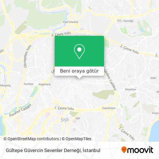 Gültepe Güvercin Sevenler Derneği harita