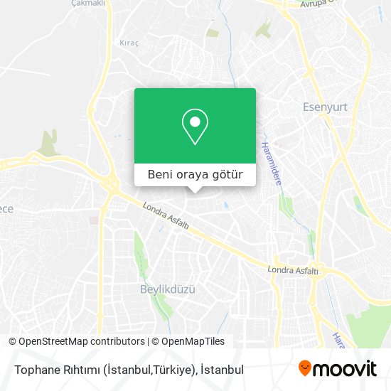 Tophane Rıhtımı (İstanbul,Türkiye) harita