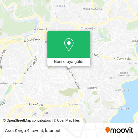 Aras Kargo 4.Levent harita
