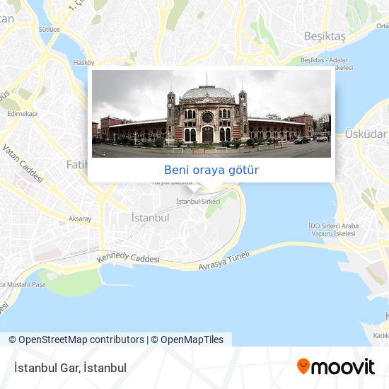 İstanbul Gar harita