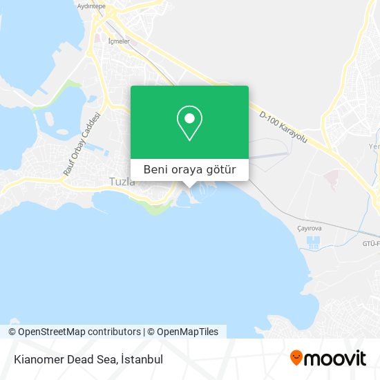 Kianomer Dead Sea harita
