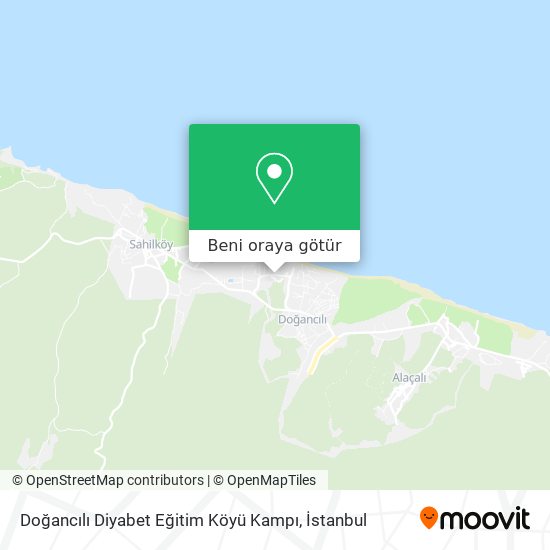 Doğancılı Diyabet Eğitim Köyü Kampı harita