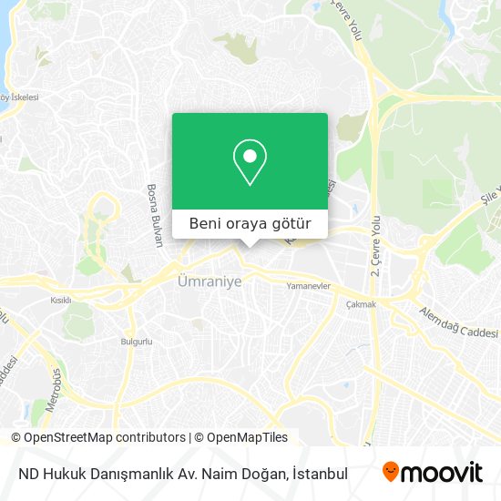 ND Hukuk Danışmanlık Av. Naim Doğan harita