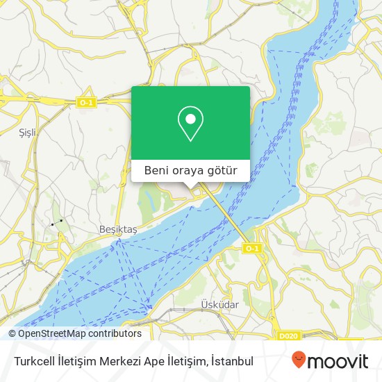 Turkcell İletişim Merkezi Ape İletişim harita