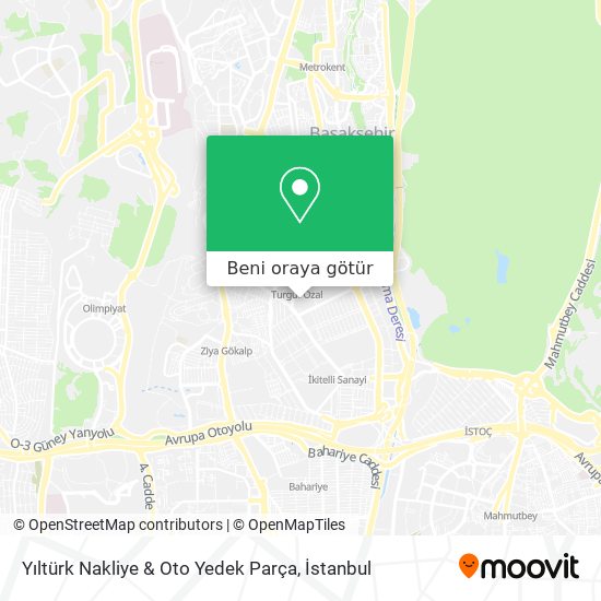 Yıltürk Nakliye & Oto Yedek Parça harita
