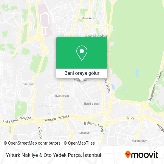 Yıltürk Nakliye & Oto Yedek Parça harita