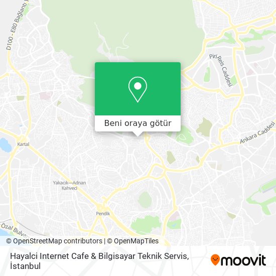 Hayalci Internet Cafe & Bilgisayar Teknik Servis harita