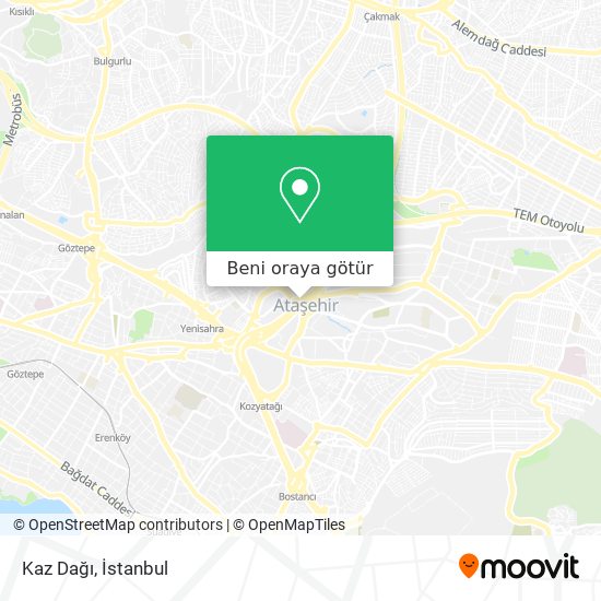 Kaz Dağı harita