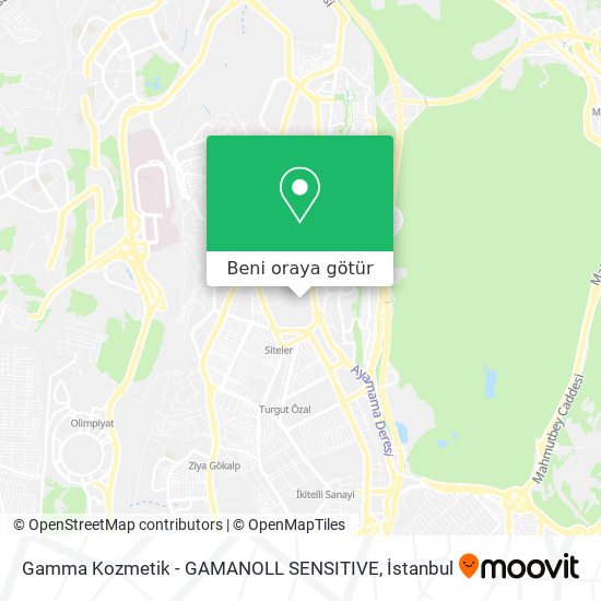 Gamma Kozmetik - GAMANOLL SENSITIVE harita