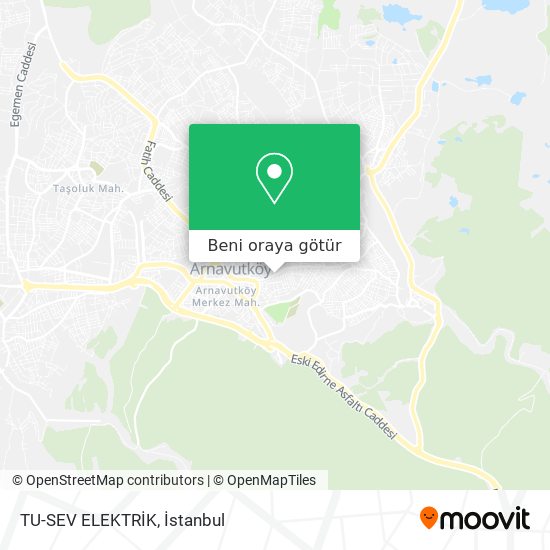 TU-SEV ELEKTRİK harita