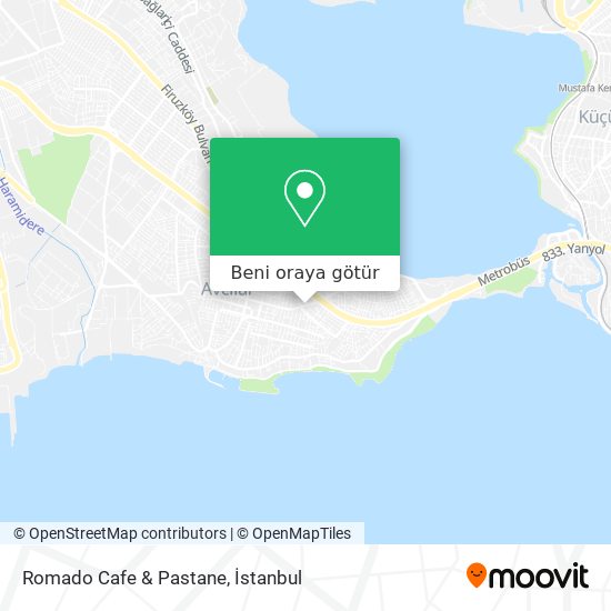 Romado Cafe & Pastane harita