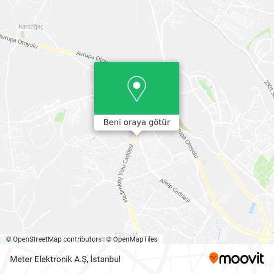 Meter Elektronik A.Ş harita