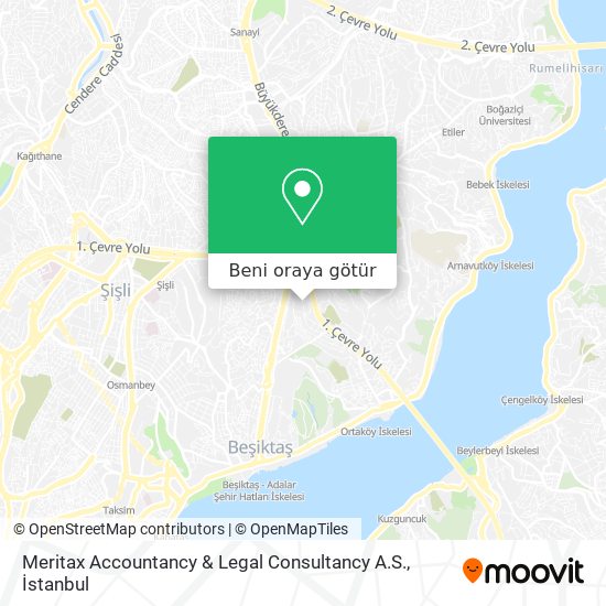 Meritax Accountancy & Legal Consultancy A.S. harita