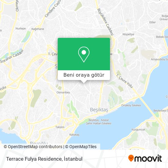 Terrace Fulya Residence harita