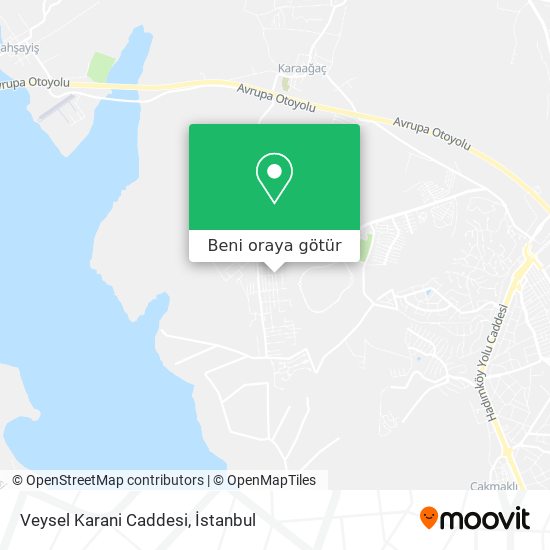Veysel Karani Caddesi harita