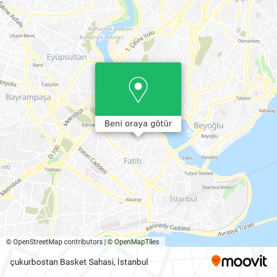 çukurbostan Basket Sahasi harita