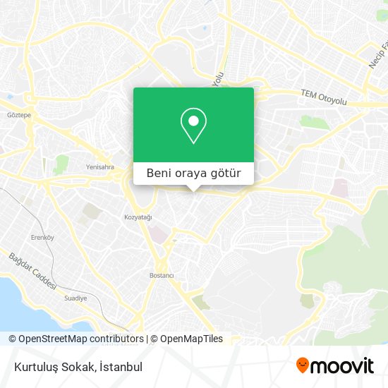 Kurtuluş Sokak harita