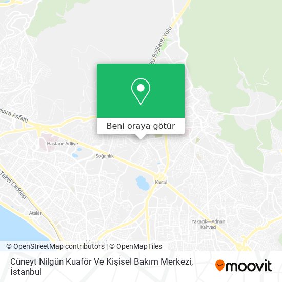 Cüneyt Nilgün Kuaför Ve Kişisel Bakım Merkezi harita