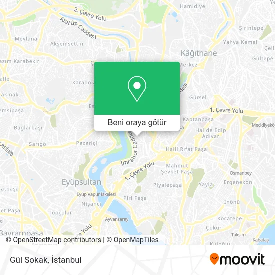 Gül Sokak, Beyoğlu nerede, otobüs, metro, Metrobus veya minibüs ...