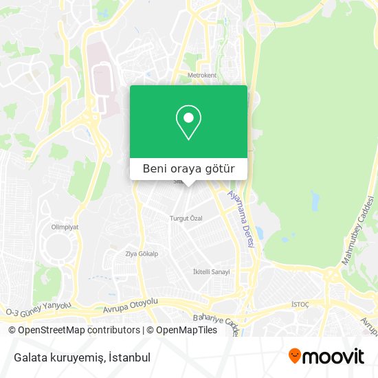 Galata kuruyemiş harita