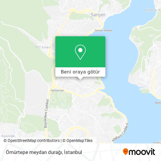 Ömürtepe meydan durağı harita