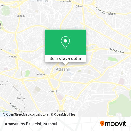 Arnavutkoy Balikcisi harita