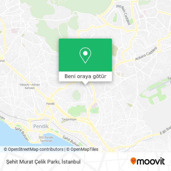 Şehit Murat Çelik Parkı harita