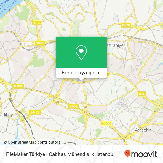 FileMaker Türkiye - Cabitaş Mühendislik harita