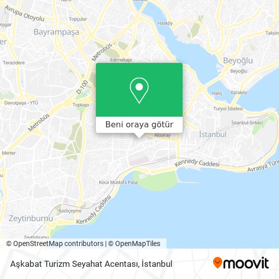 Aşkabat Turizm Seyahat Acentası harita