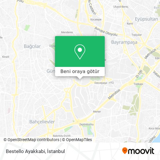 Bestello Ayakkabi harita