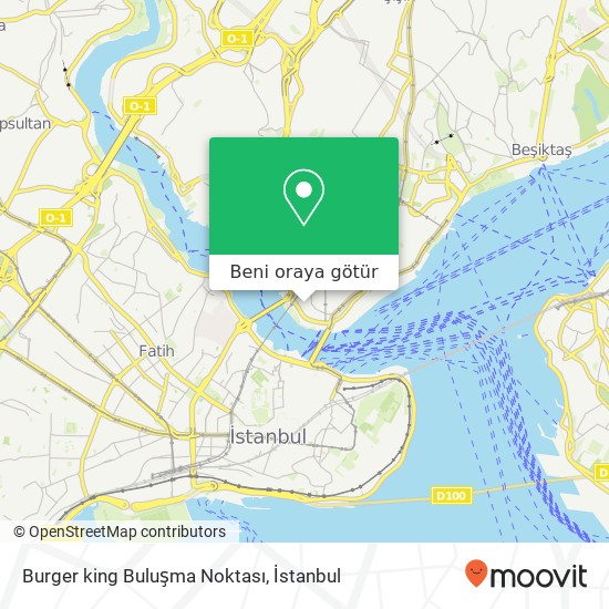 Burger king Buluşma Noktası harita