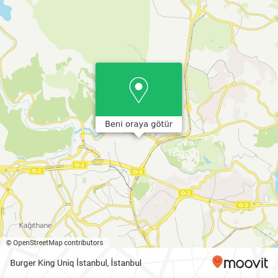 Burger King Uniq İstanbul harita