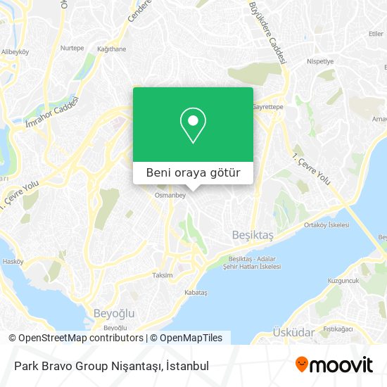 Park Bravo Group Nişantaşı harita