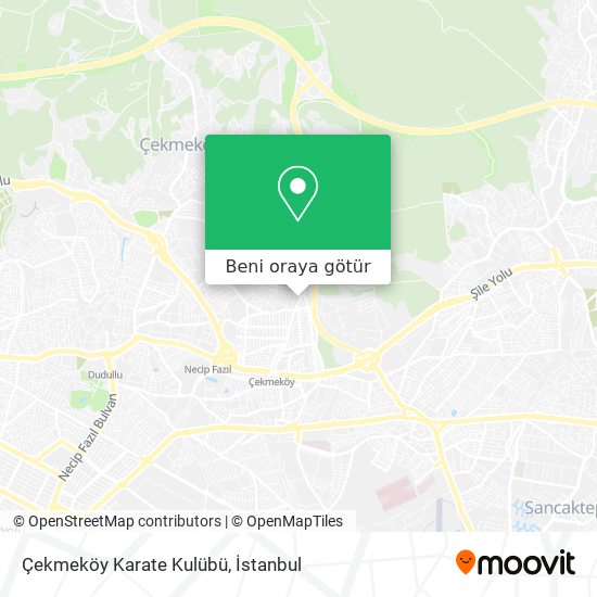 Çekmeköy Karate Kulübü harita
