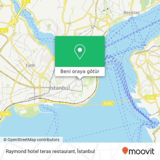 Raymond hotel  teras restaurant harita