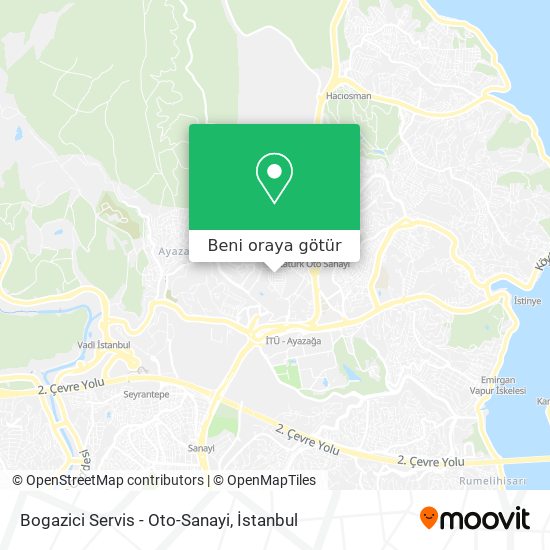 Bogazici Servis - Oto-Sanayi harita