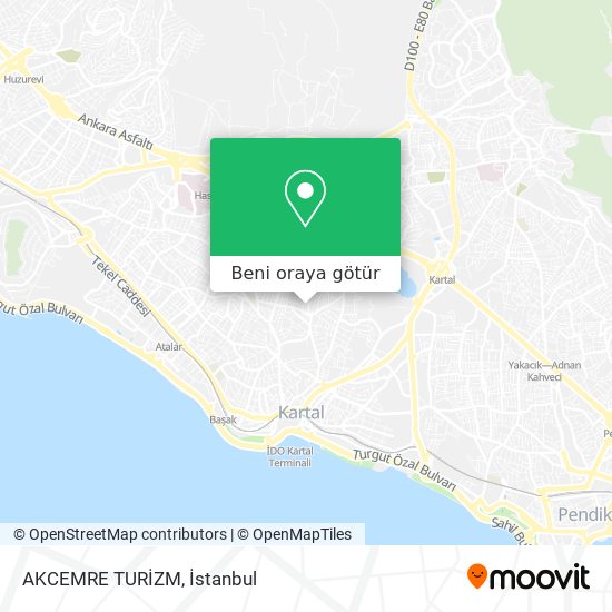AKCEMRE TURİZM harita