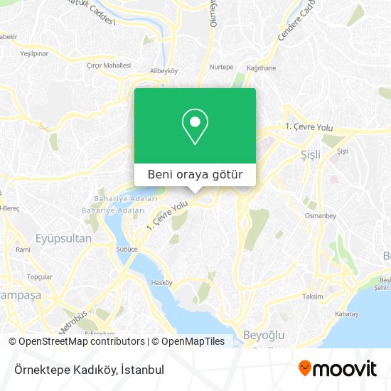 Örnektepe Kadıköy harita