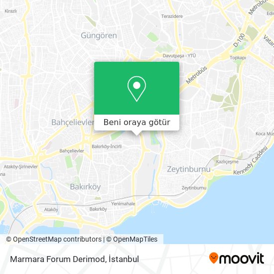 Marmara Forum Derimod harita