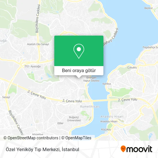 Özel  Yeniköy Tıp Merkezi harita