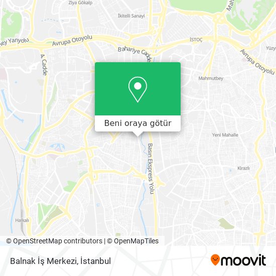 Balnak İş Merkezi harita