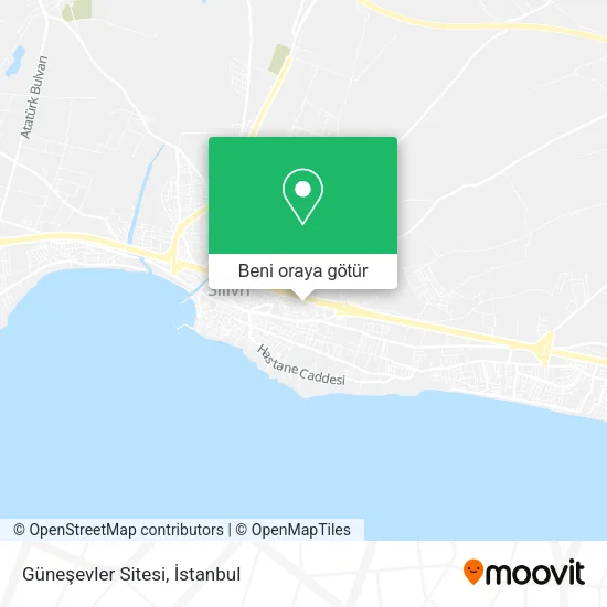 Güneşevler Sitesi harita