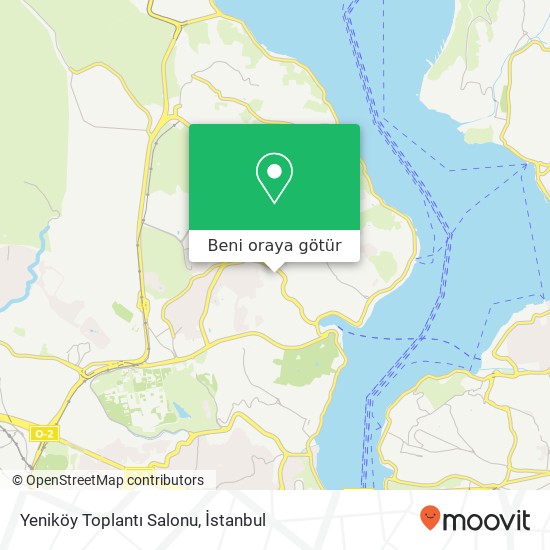 Yeniköy Toplantı Salonu harita