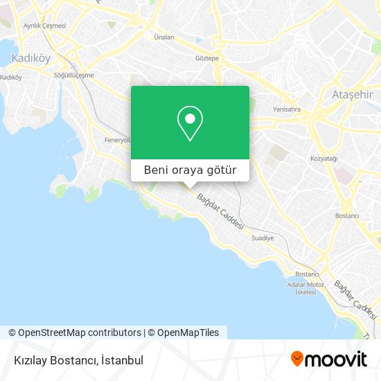 Kızılay Bostancı harita