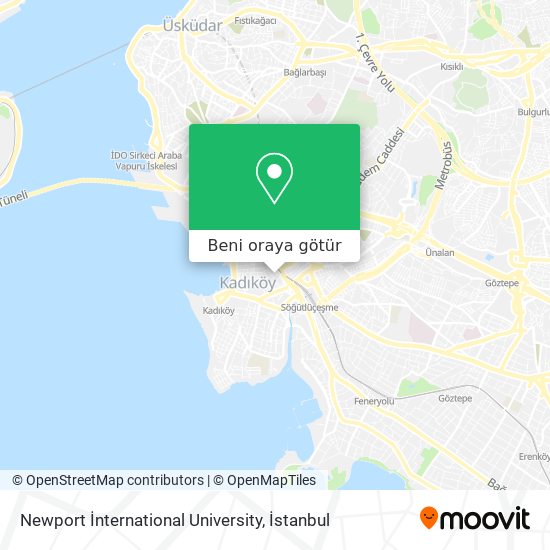Newport İnternational University harita