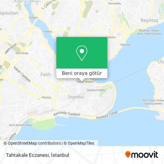 Tahtakale Eczanesi harita
