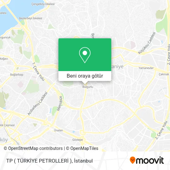 TP ( TÜRKİYE PETROLLERİ ) harita