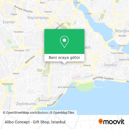 Alibo Concept - Gift Shop harita