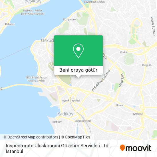 Inspectorate Uluslararası Gözetim Servisleri Ltd. harita